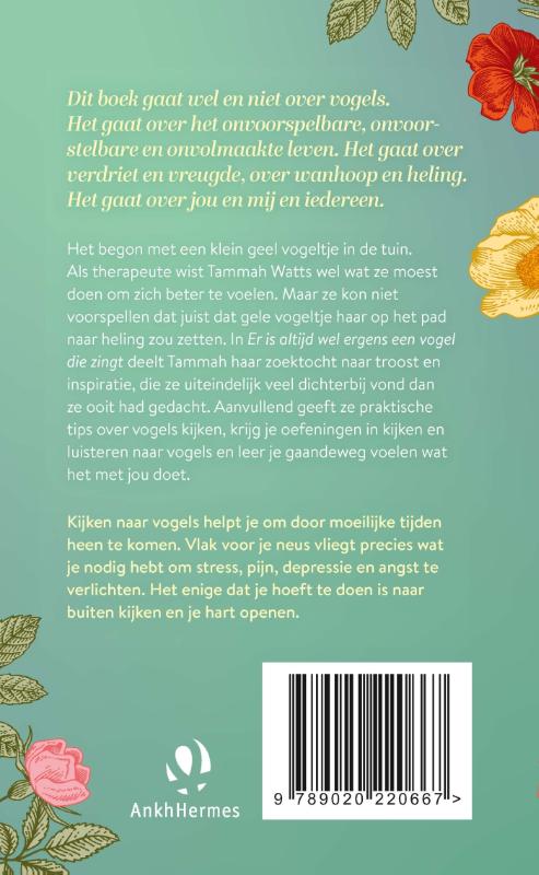 Achterkant van Er is altijd wel ergens een vogel die zingt