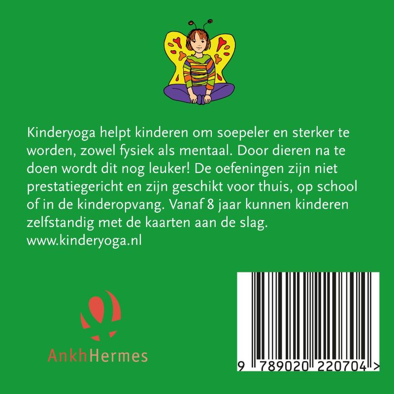 Achterkant van Kinderyogakaarten