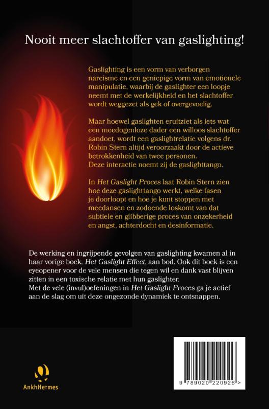 Achterkant van Het gaslightproces