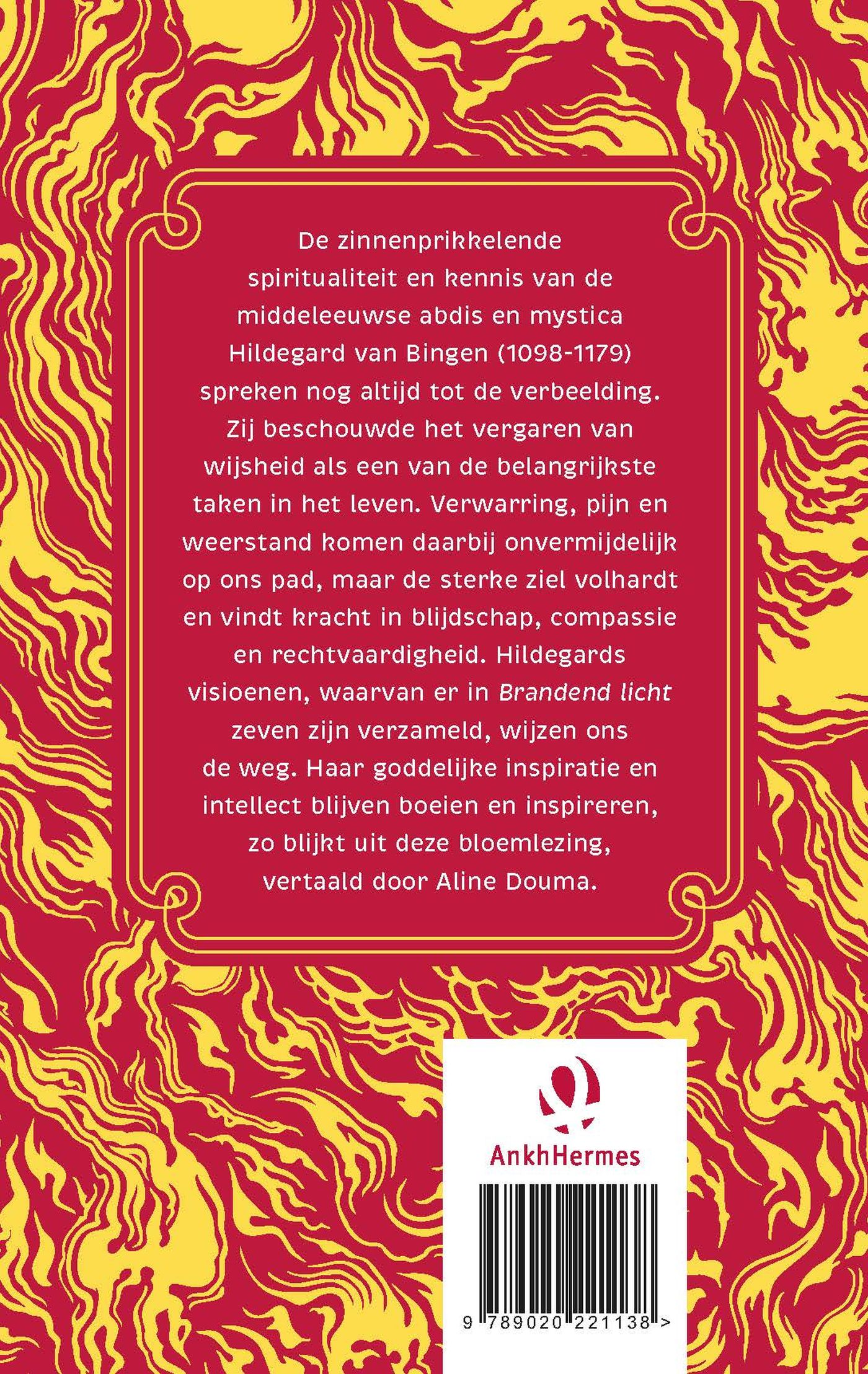 Achterkant van Brandend licht