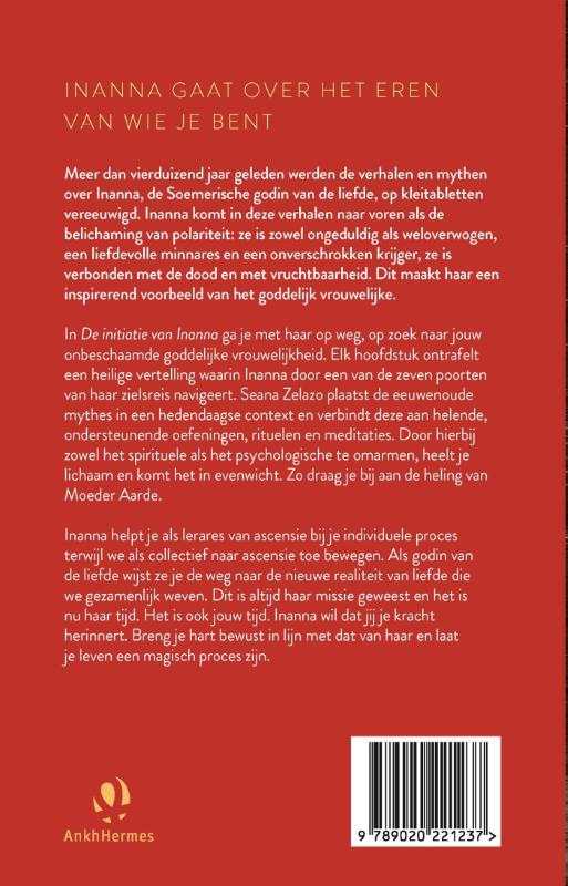 Achterkant van De initiatie van Inanna