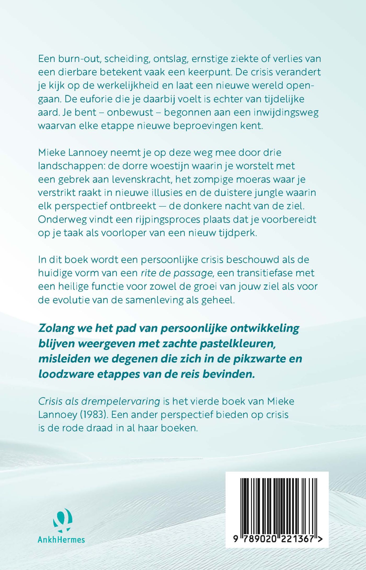 Achterkant van Crisis als drempelervaring