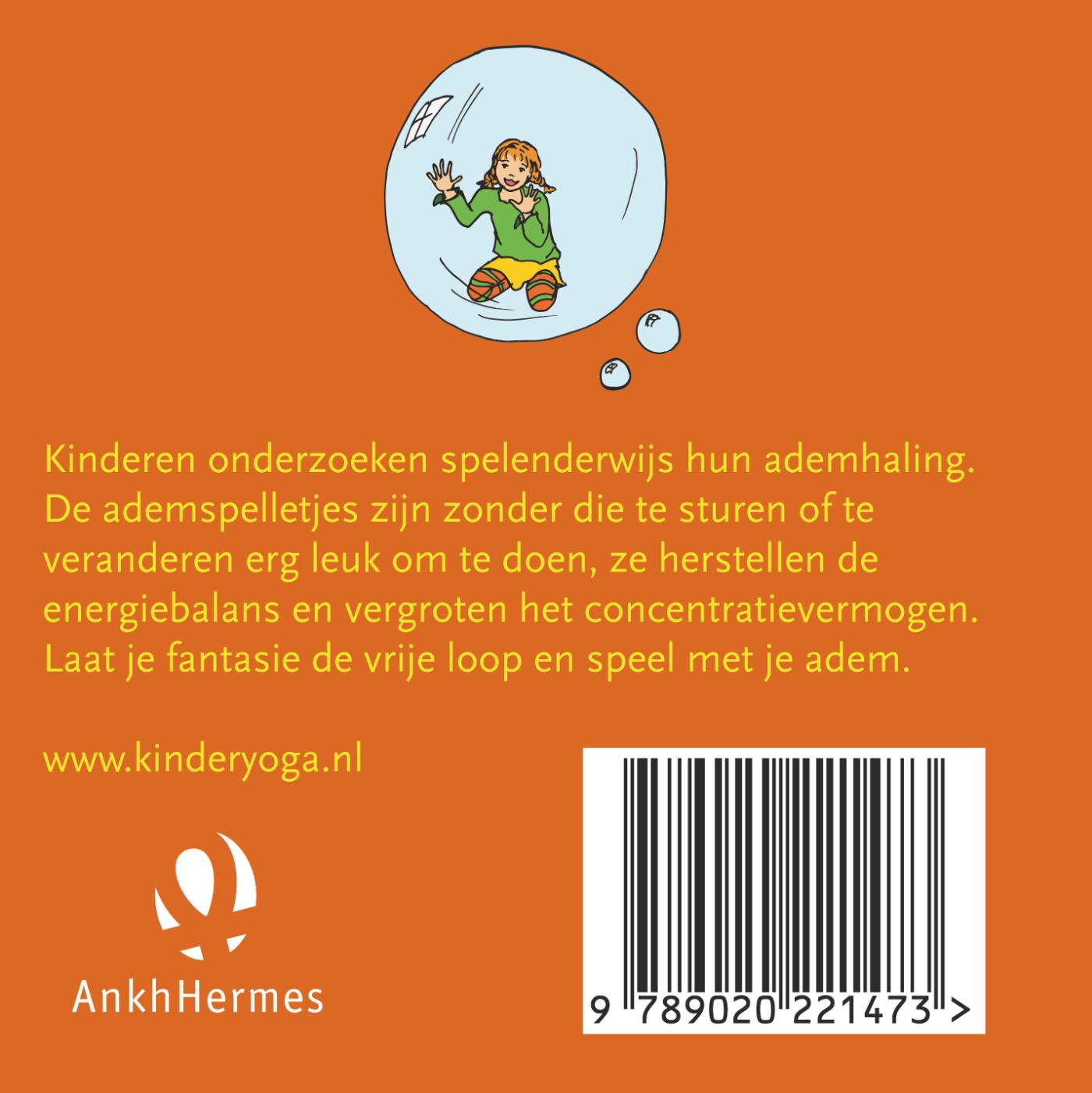 Achterkant van Ademspelkaarten voor kinderen