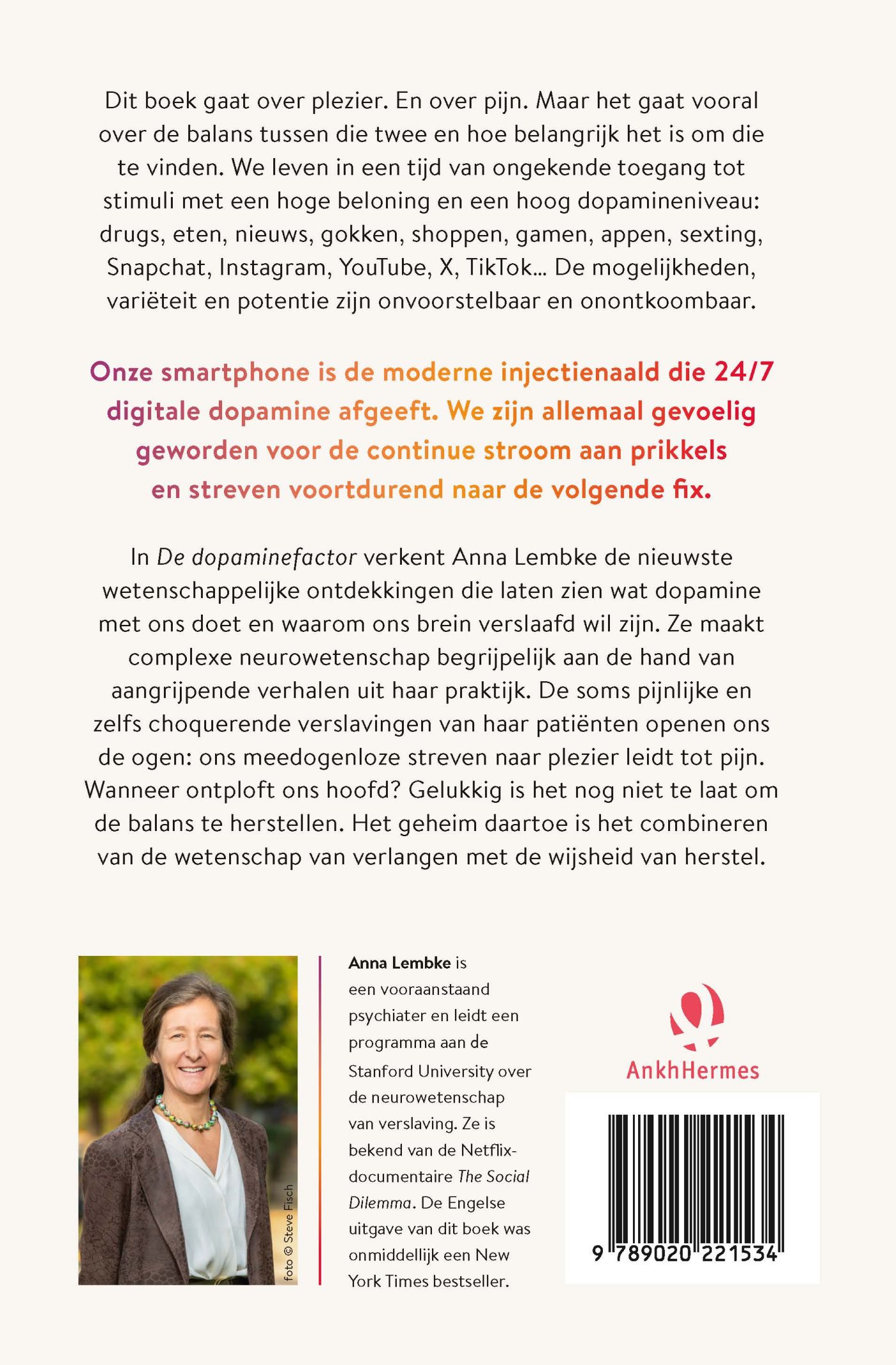 Achterkant van De dopamine factor