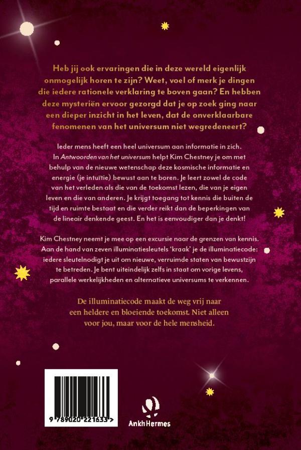 Achterkant van Antwoorden van het universum