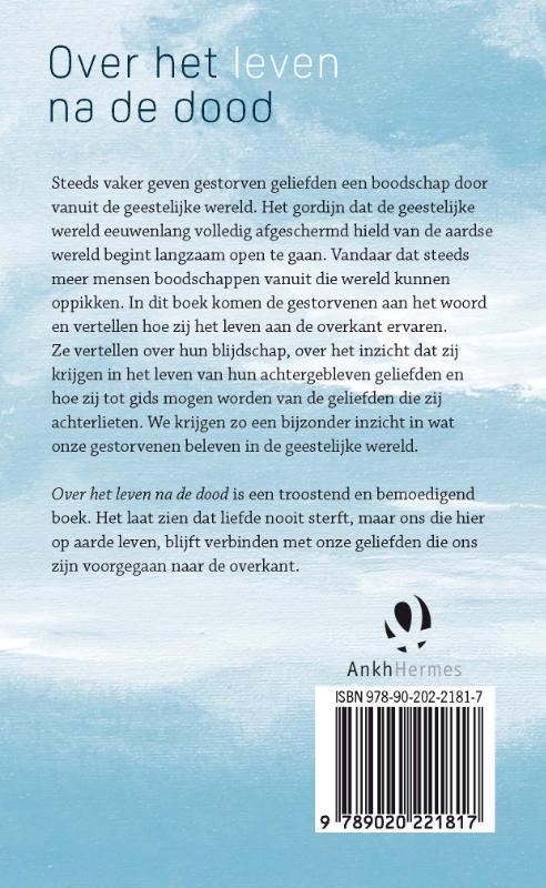 Achterkant van Over het leven na de dood