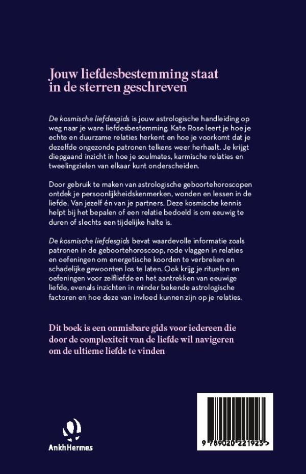 Achterkant van De kosmische liefdesgids