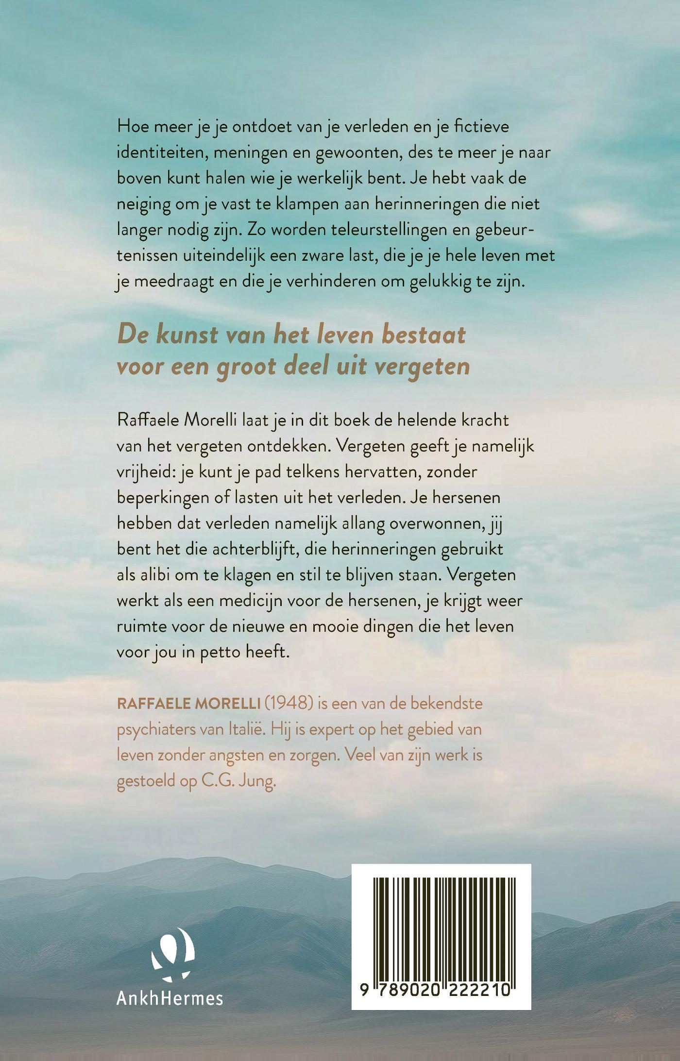 Achterkant van Vergeet niet te vergeten
