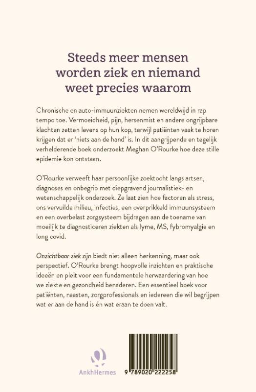 Achterkant van Onzichtbaar ziek zijn