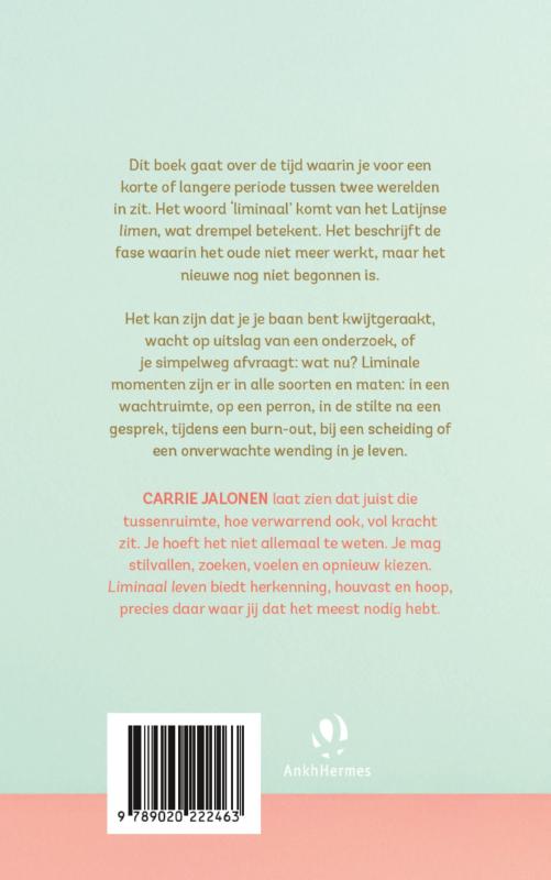 Achterkant van Liminaal leven
