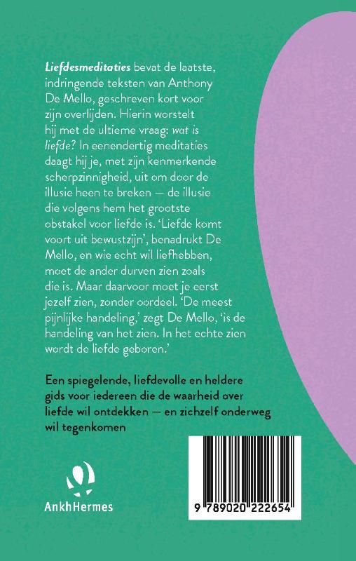 Achterkant van Liefdesmeditaties