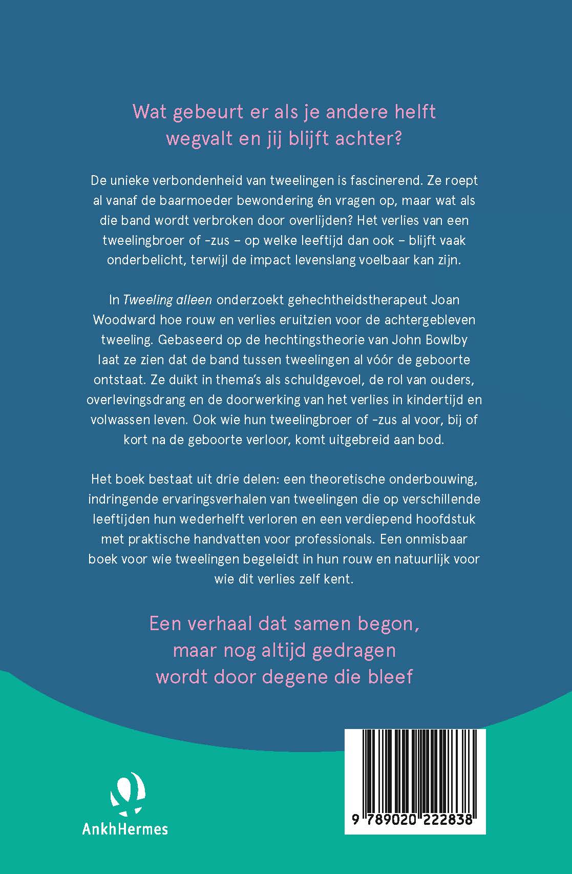 Achterkant van Tweeling alleen