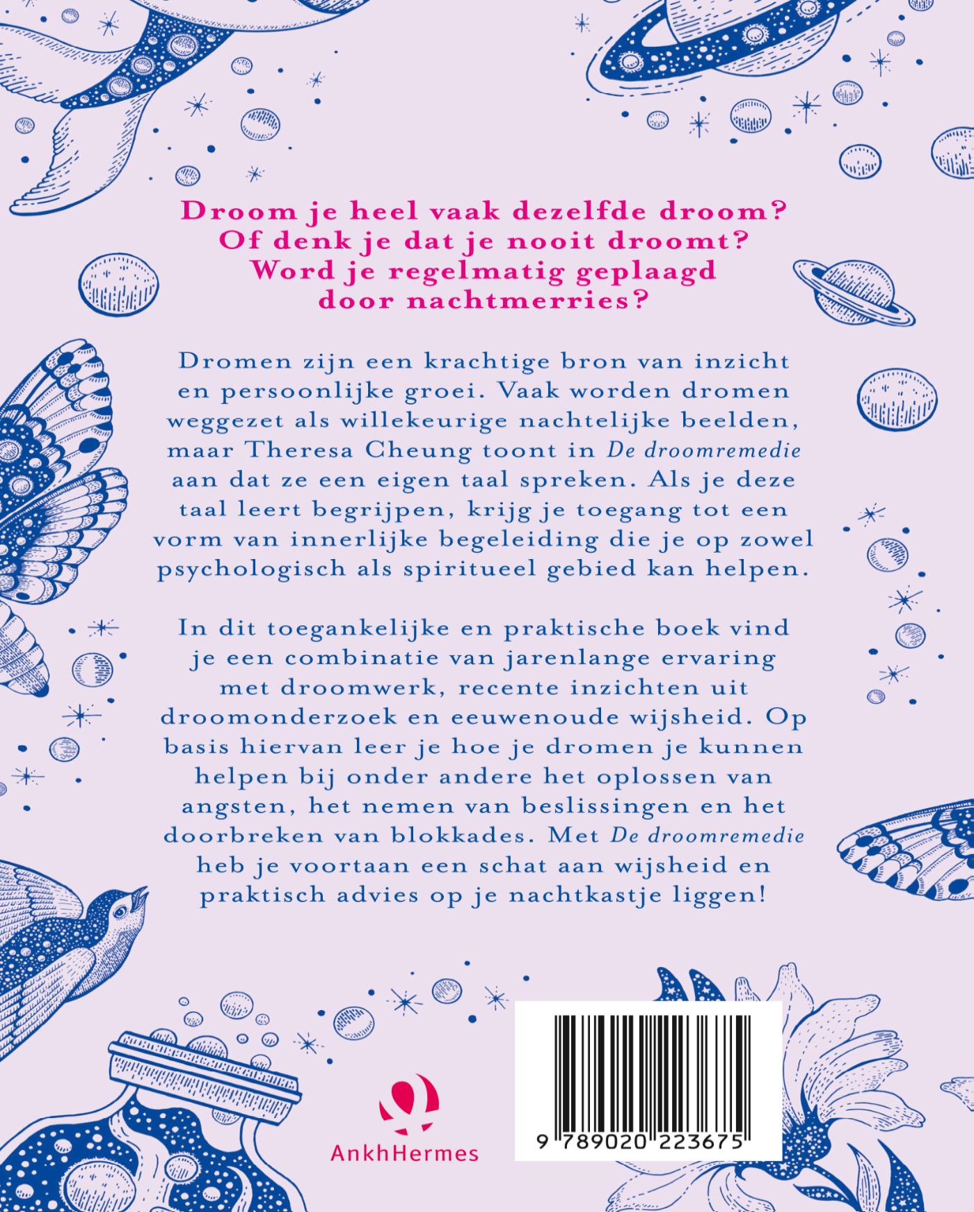 Achterkant van De droomremedie