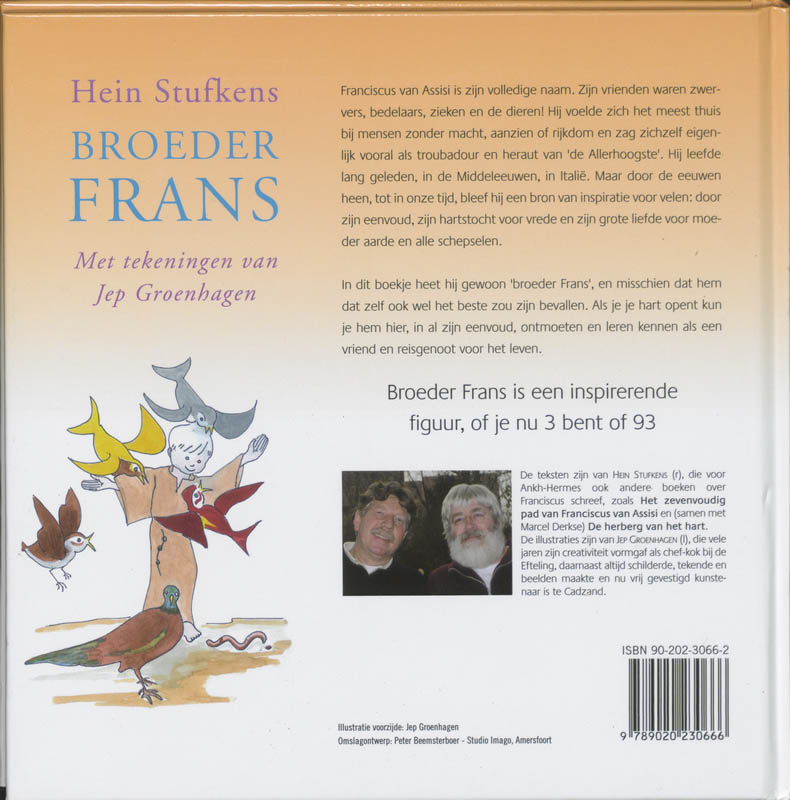 Achterkant van Broeder Frans