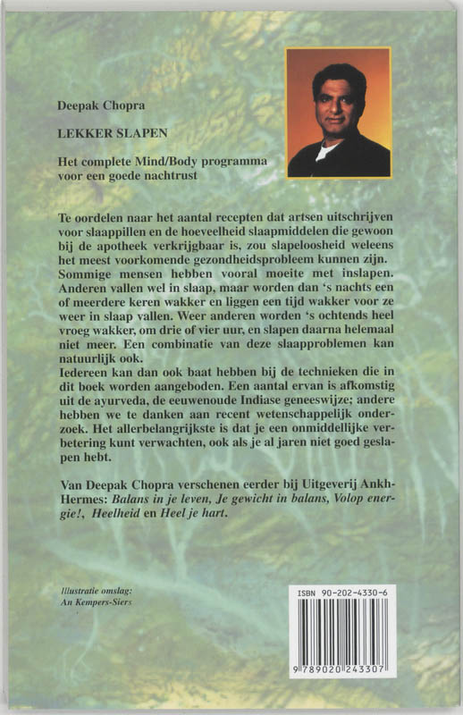 Achterkant van Lekker slapen