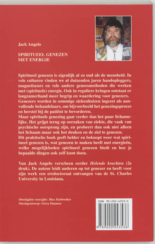 Achterkant van Spiritueel genezen met energie