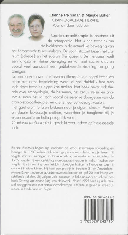 Achterkant van Cranio-sacraaltherapie