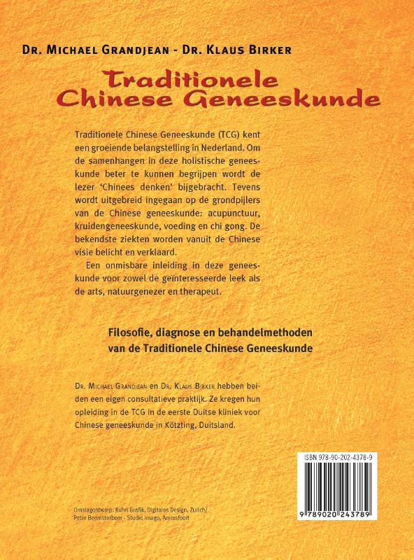 Achterkant van Traditionele Chinese geneeskunde