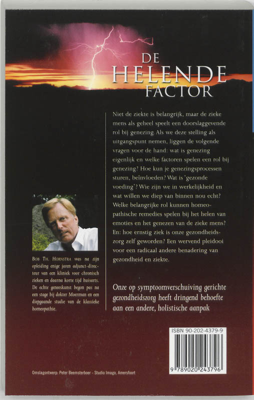 Achterkant van De helende factor