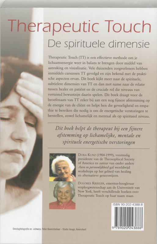 Achterkant van Therapeutic Touch