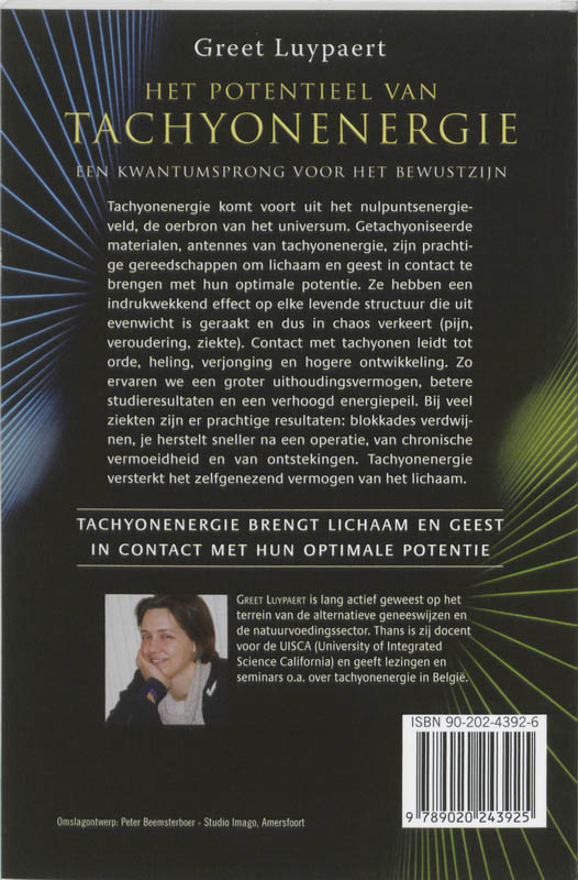 Achterkant van Het potentieel van tachyon-energie
