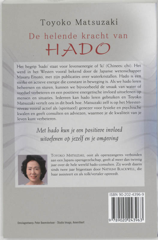 Achterkant van De helende kracht van Hado