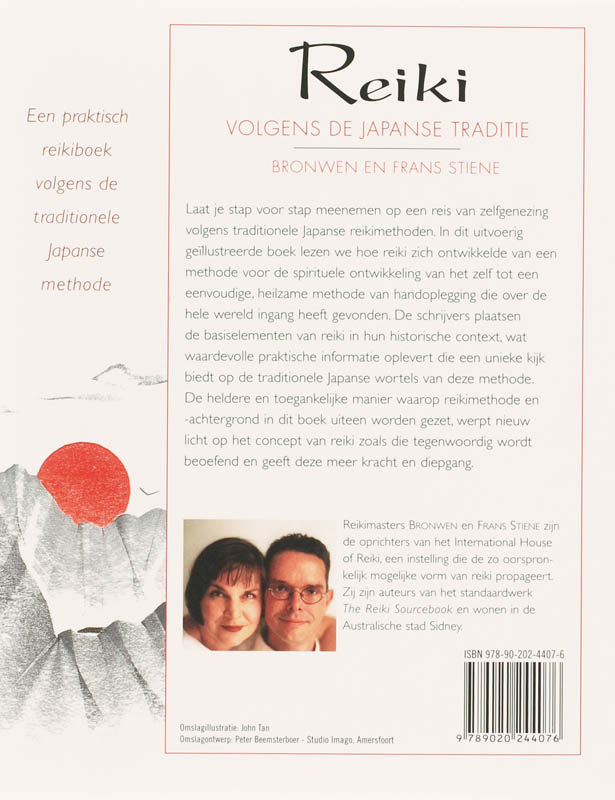 Achterkant van Reiki volgens de Japanse traditie