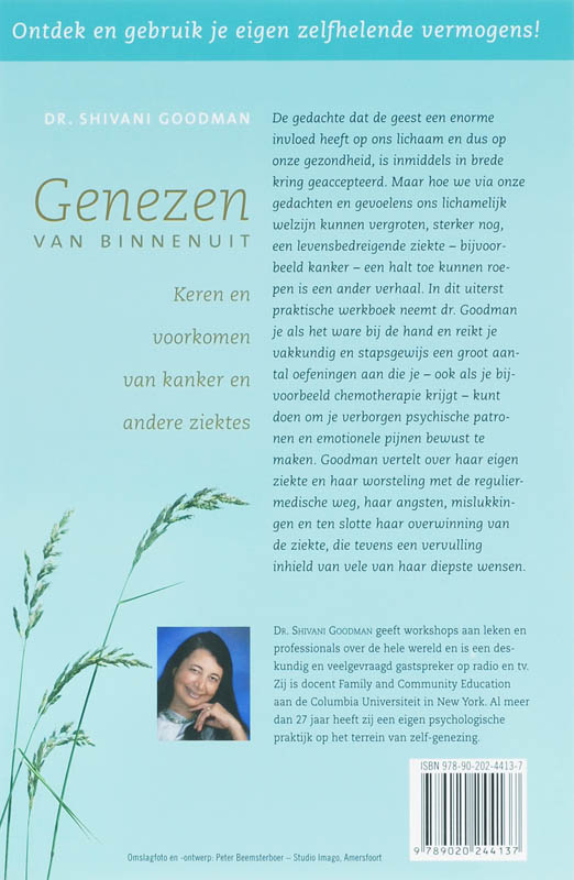 Achterkant van Genezen van binnenuit