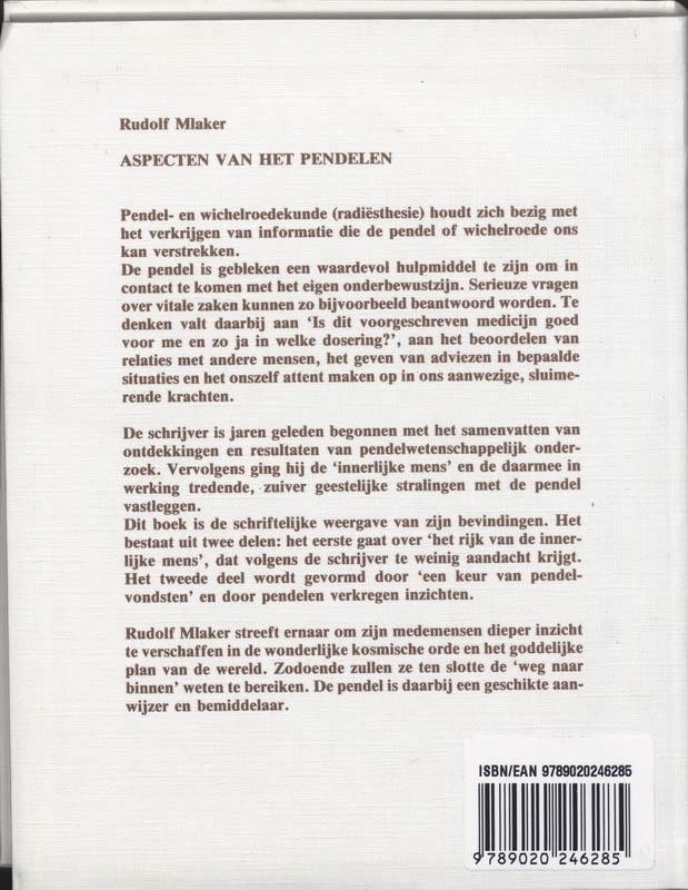 Achterkant van Aspecten van het pendelen