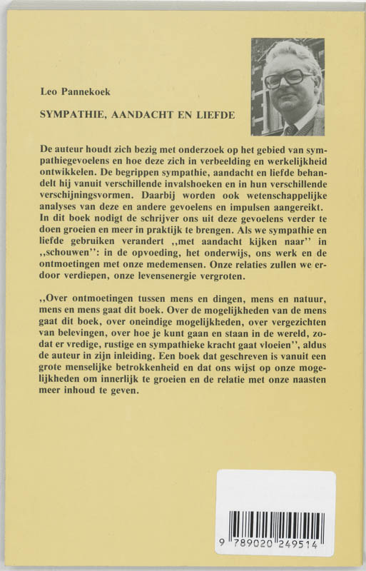 Achterkant van Sympathie, aandacht en liefde