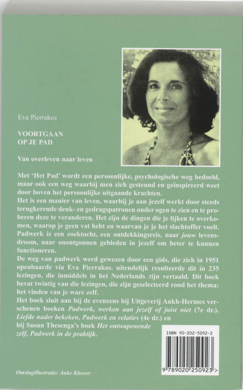 Achterkant van Voortgaan op je pad