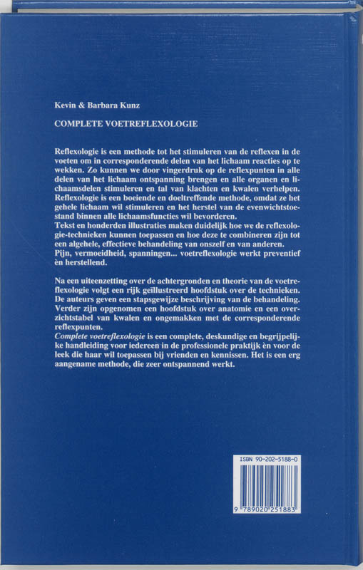 Achterkant van Complete voetreflexologie