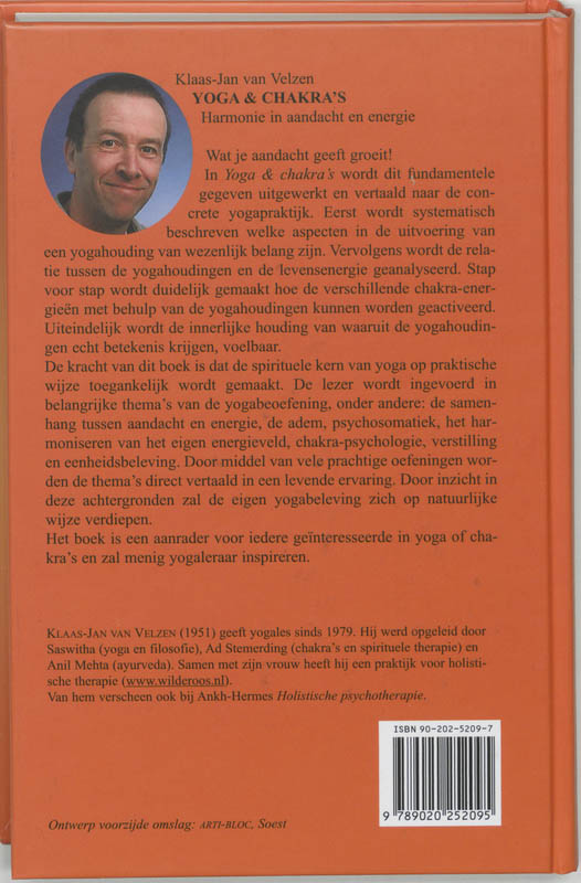 Achterkant van Yoga & chakra's