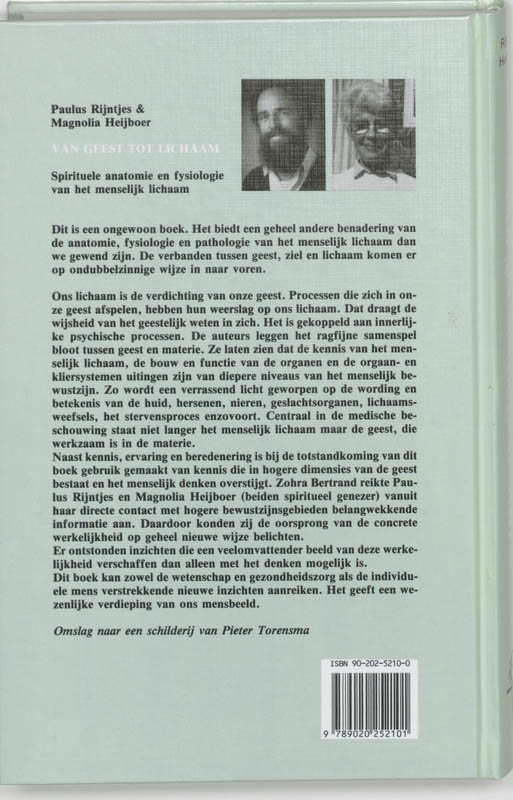 Achterkant van Van geest tot lichaam