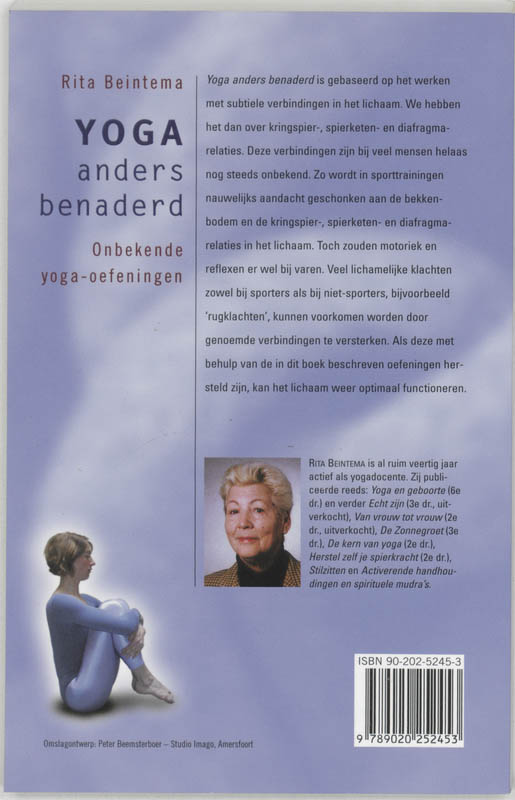 Achterkant van Yoga anders benaderd