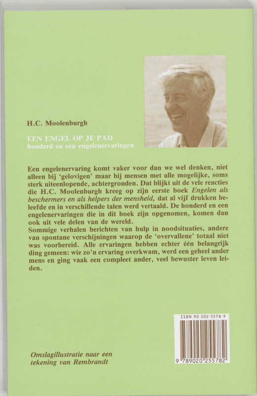 Achterkant van Een engel op je pad