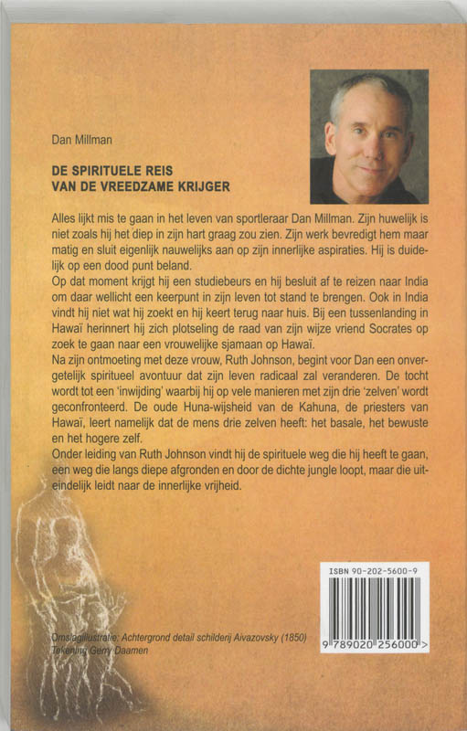 Achterkant van De spirituele reis van de vreedzame krijger