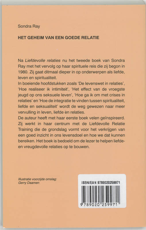 Achterkant van Het geheim van een goede relatie