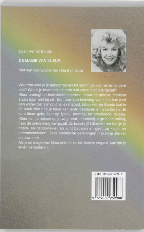 Achterkant van De magie van kleur