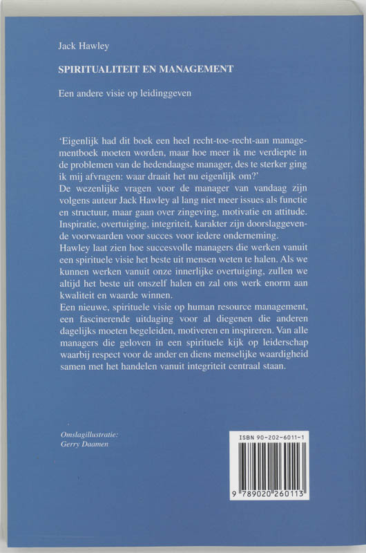 Achterkant van Spiritualiteit en management