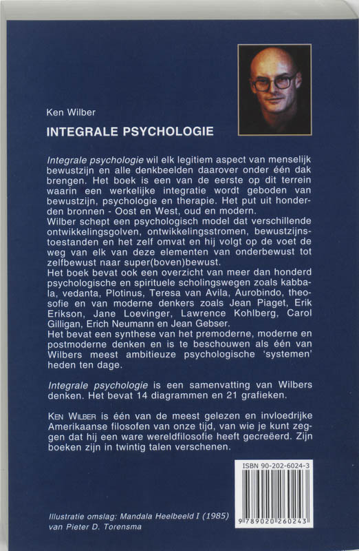 Achterkant van Integrale psychologie