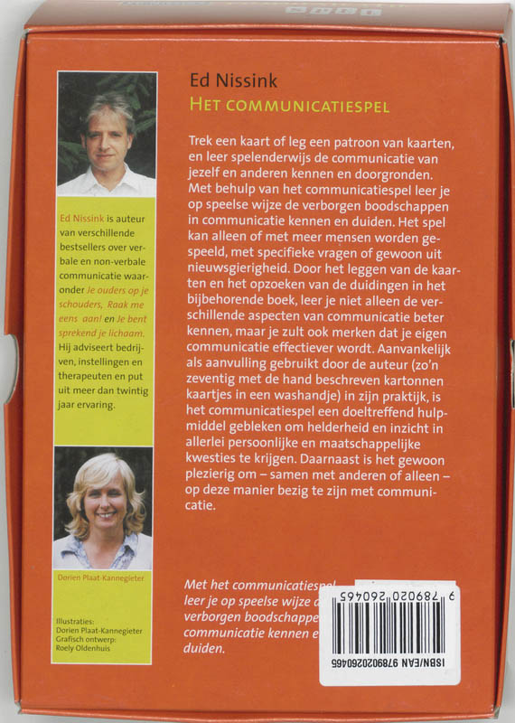Achterkant van Communicatiespel