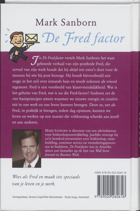 Achterkant van De Fred-factor