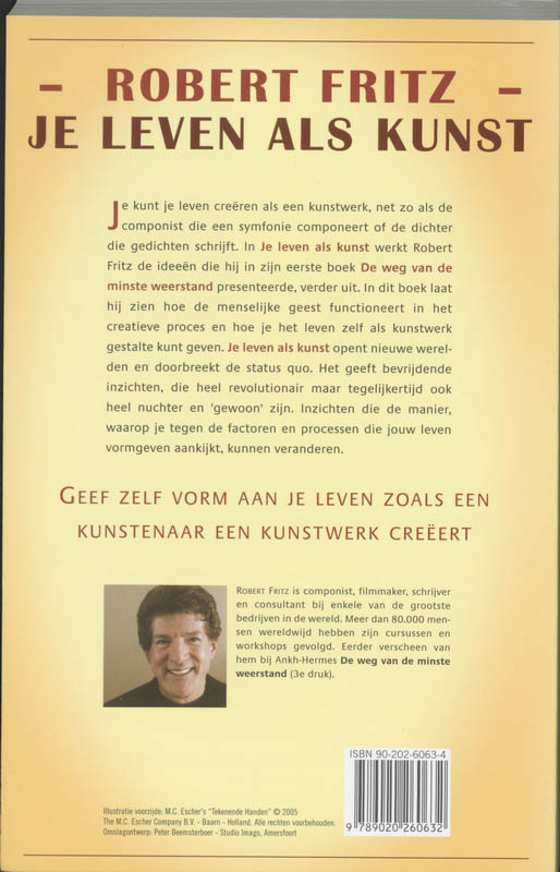 Achterkant van Je leven als kunst