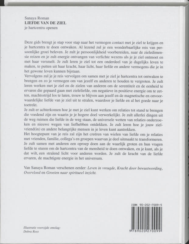 Achterkant van Liefde van de ziel