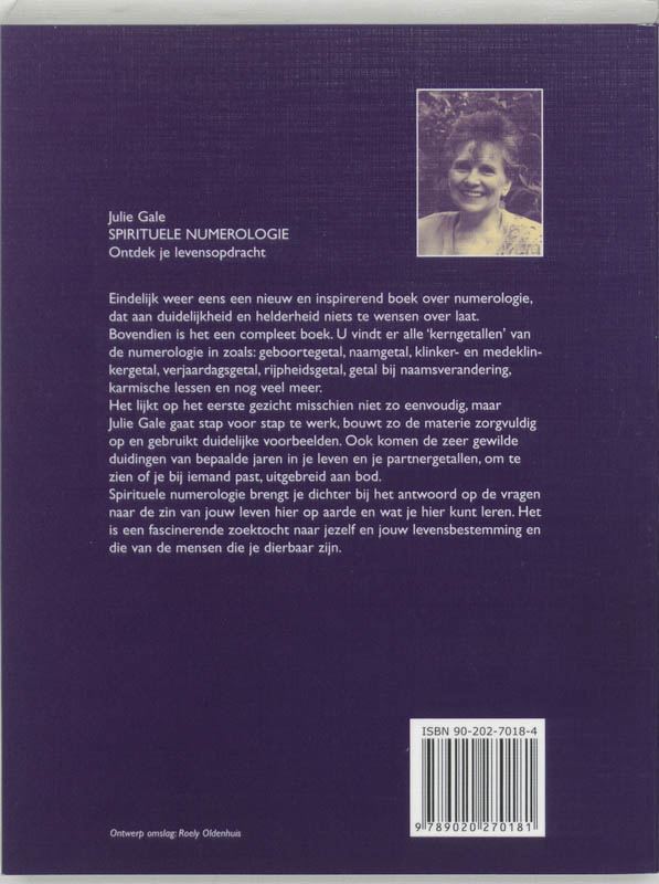 Achterkant van Spirituele numerologie