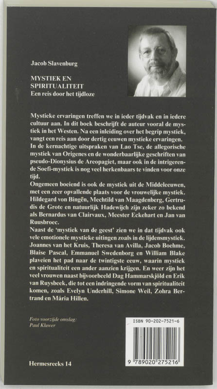 Achterkant van Mystiek en spiritualiteit
