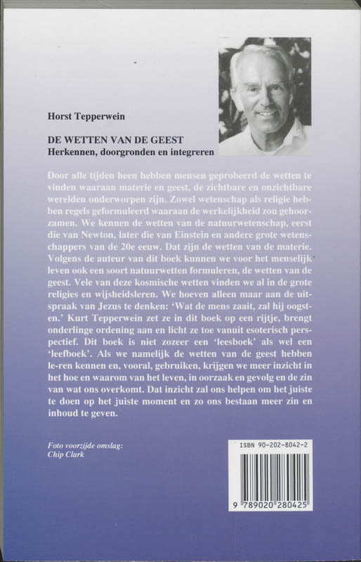 Achterkant van De wetten van de geest