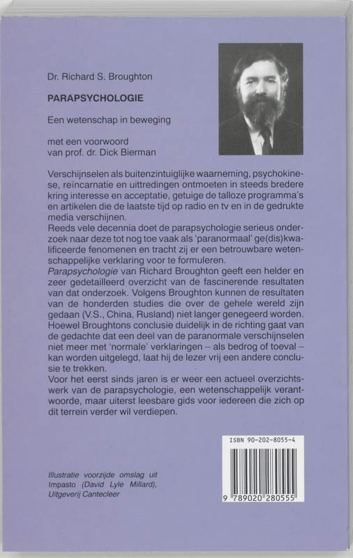 Achterkant van Parapsychologie