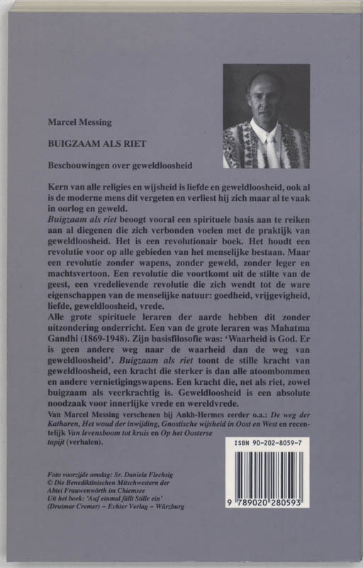 Achterkant van Buigzaam als riet